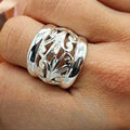 Awesome Bulky Sterling Silver Filigree Ring