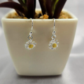 8mm Daisy Drop Earrings - Terciany 