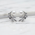 Freshwater Pearl With Silver Leaf - Terciany 