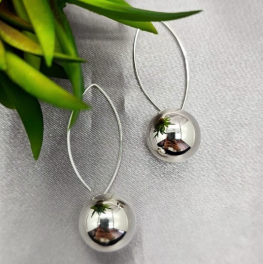 16mm ball drop earring