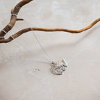 Geo Rhino Necklace Available In Sterling Silver Or Gold - Terciany 