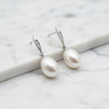 Drop Pearl Earrings - Terciany 