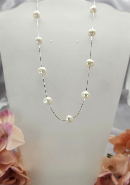70cm Freshwater Pearl Chain Necklace