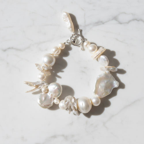 Stunning statement pearl Bracelet - Terciany 