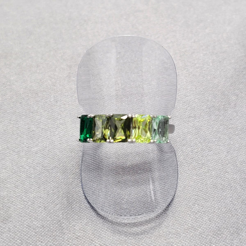 Green Baguette Ring