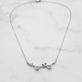 Beautiful Necklace With Bird On Branch And Freshwater Pearls - Terciany 