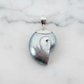 Sterling Silver Pendant With Beautiful Shell Pearl - Terciany 