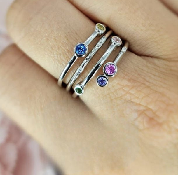 Round And About Rainbow Ring