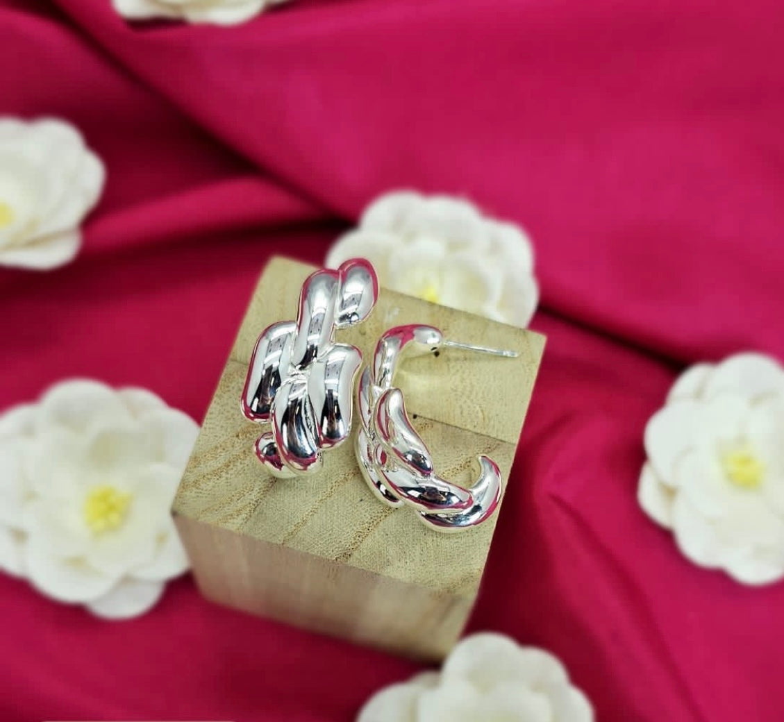 Large Statement Earrings 33X15Mm