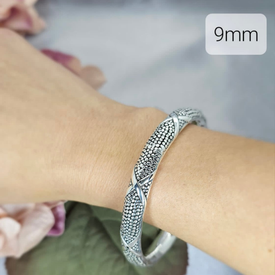 9Mm Cross Bangle