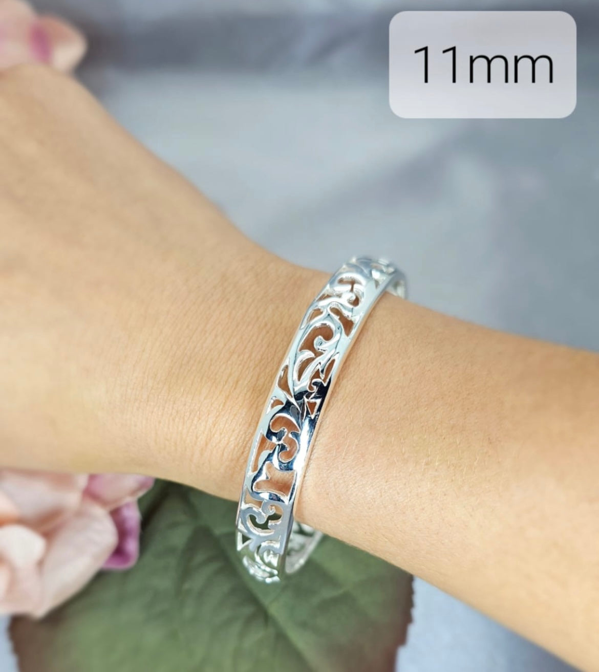 11mm filigree bangle