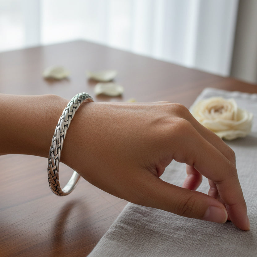 Braided 9mm Bangle - Terciany 