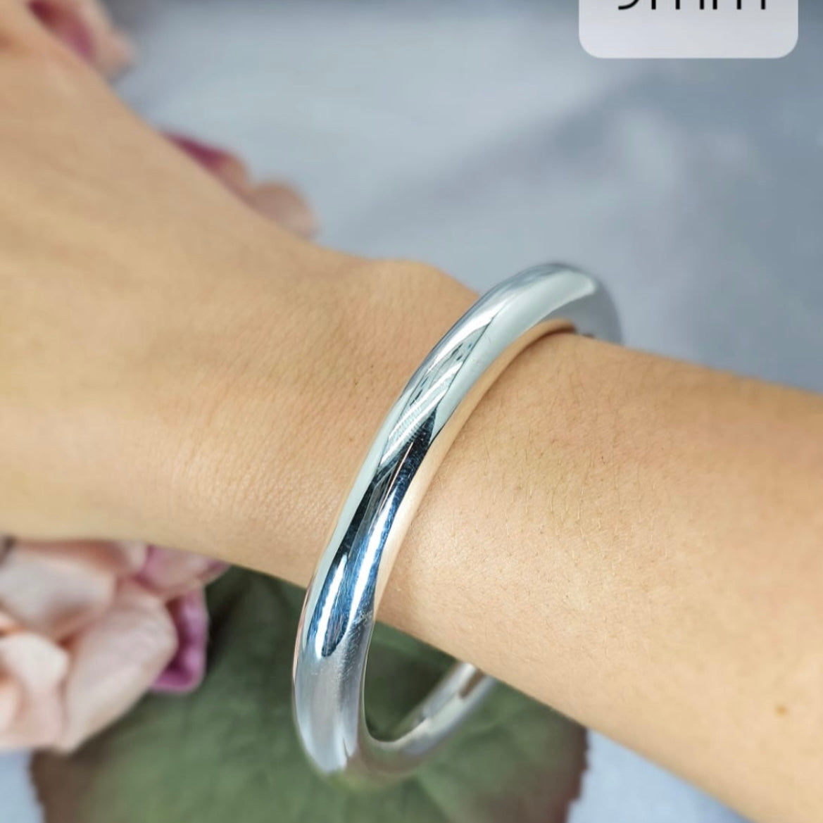 Smooth Chunky 9mm Bangle - Terciany 