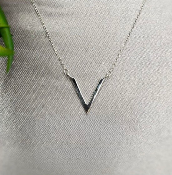 Solid V Shape Necklace