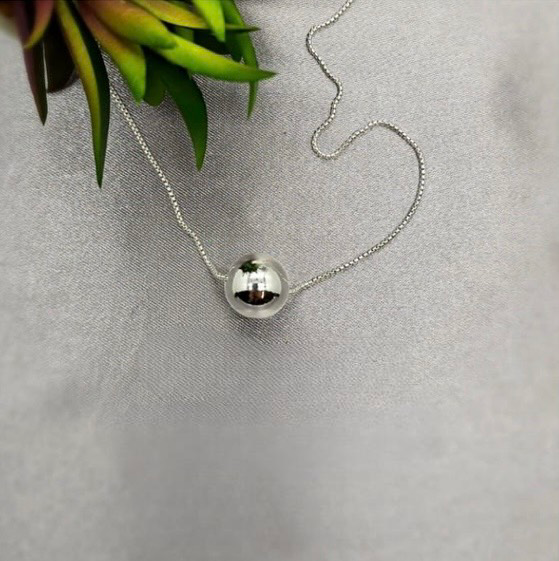 50 Cm Necklace With 14Mm Ball Slider