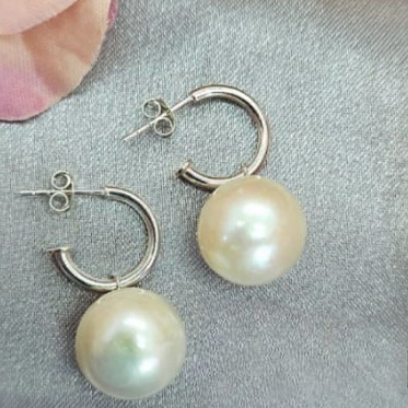 Pretty Woman Earrings With 12Mm Freshwater Pearl Attachment