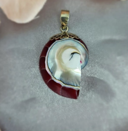 Sterling Silver And Shell Pearl Pendant