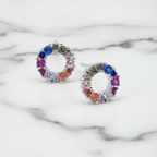 Colourful Circle Stud - Terciany 