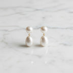 25mm Pearl drop earrings - Terciany 