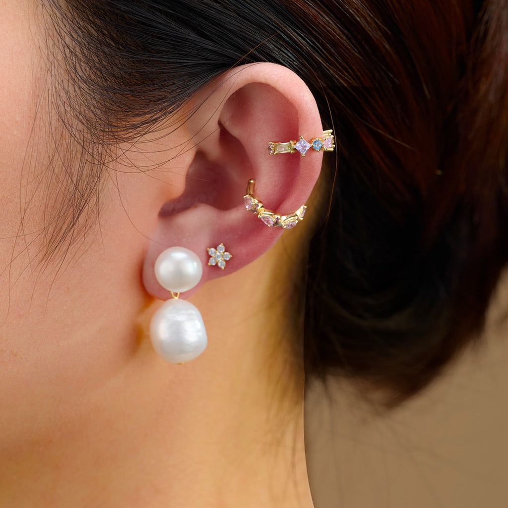 25mm Pearl drop earrings