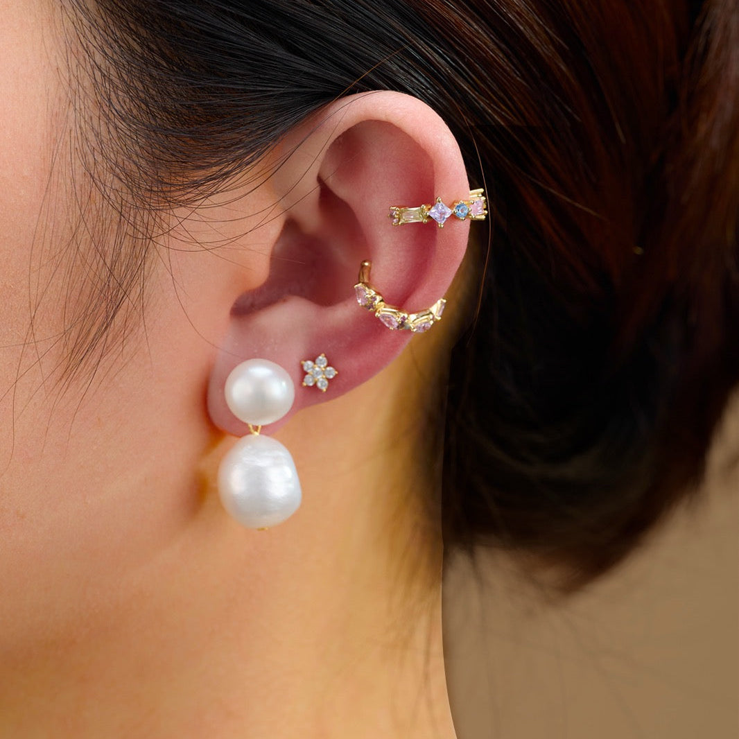 25mm Pearl drop earrings