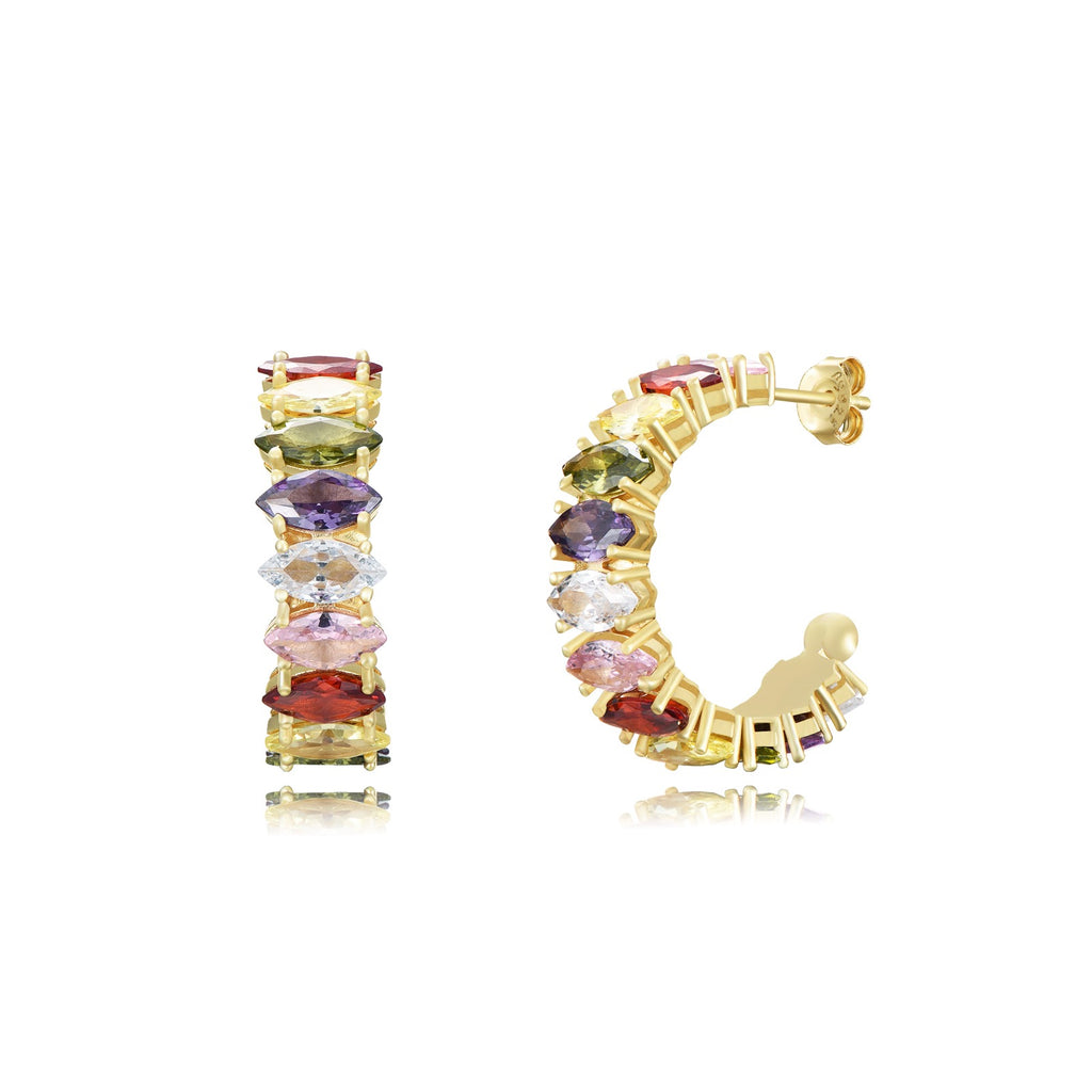 27 mm Colourfull hoops