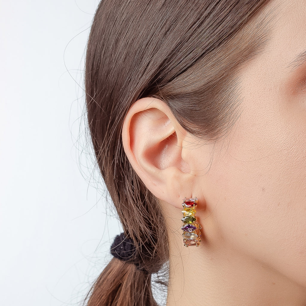 27 mm Colourfull hoops
