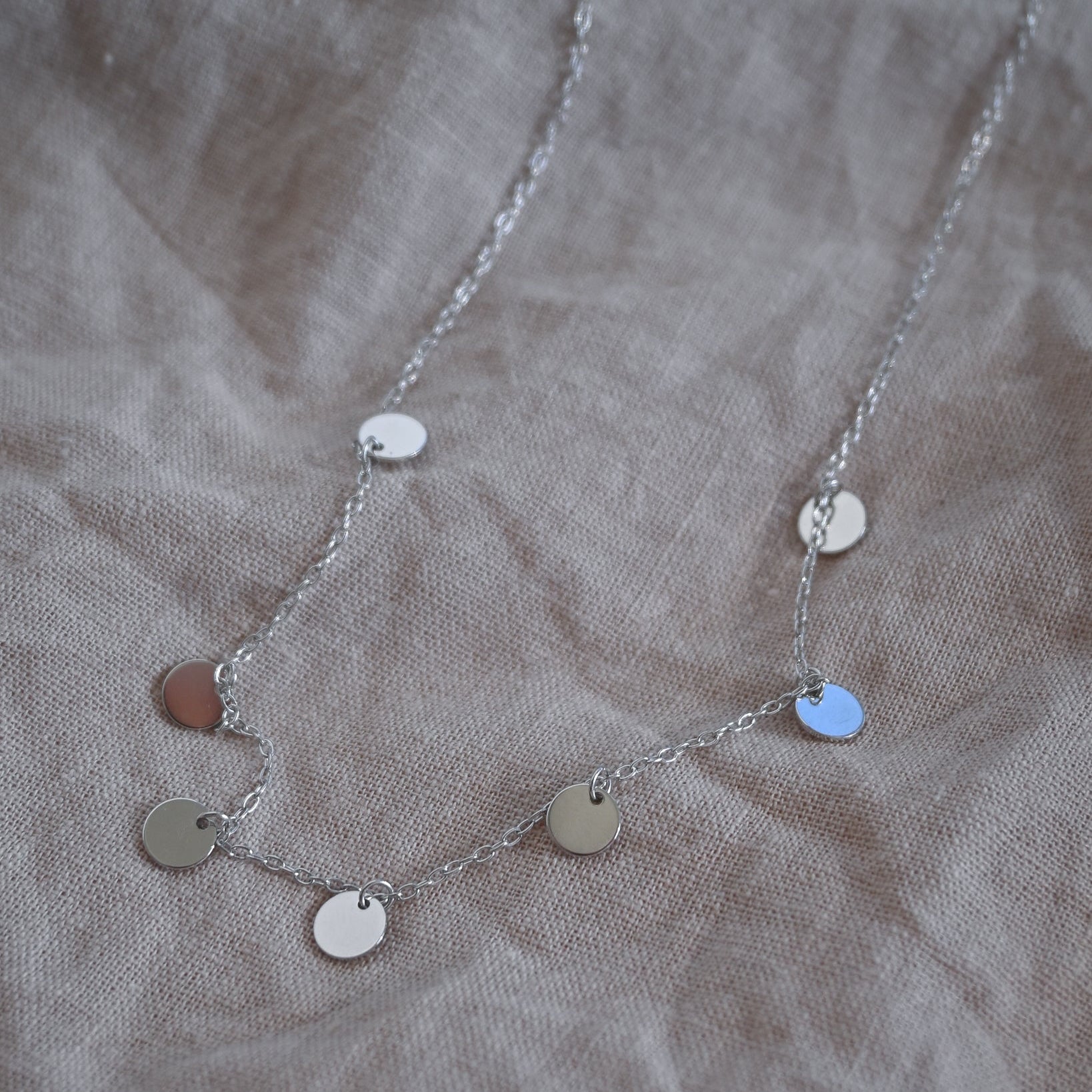 Seven Disc Necklace