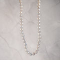 8-9 mm Grey Freshwater Pearl Necklace - Terciany 