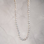 8-9 mm Grey Freshwater Pearl Necklace - Terciany 