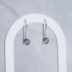 Mystic topaz Semi Precious stone drop earrings - Terciany 