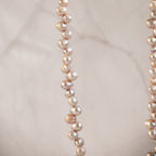 6-7 mm Grey\Peach Freshwater pearls - Terciany 