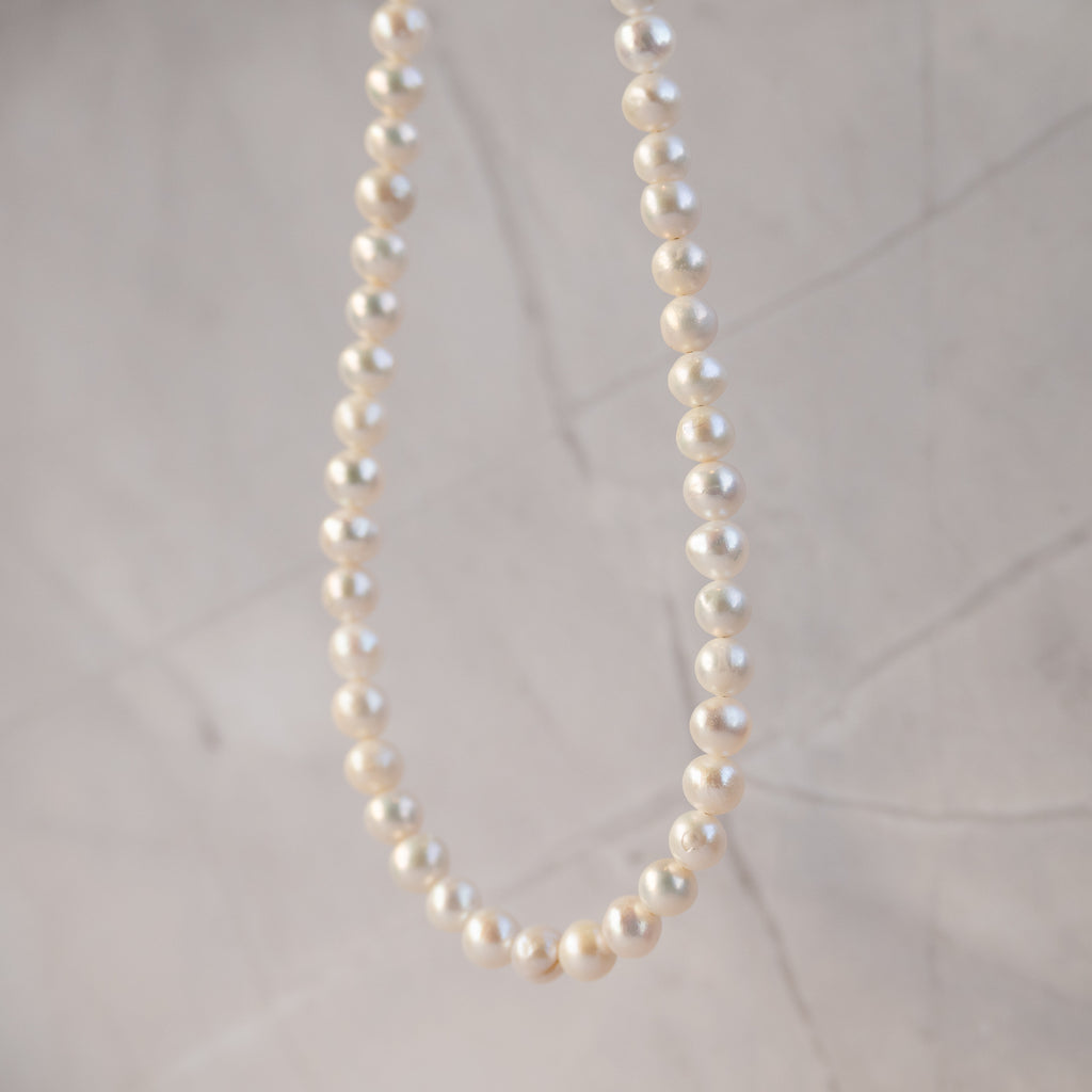 5-6 mm White Pearl necklace