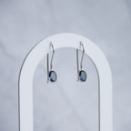 Mystic topaz Semi Precious stone drop earrings - Terciany 