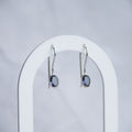 Mystic topaz Semi Precious stone drop earrings - Terciany 