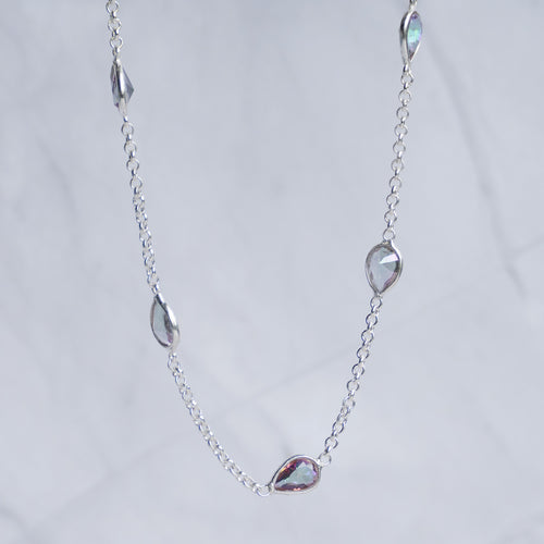 Teardrop Mystic Topaz Necklace - Terciany 