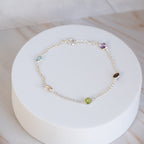 Rainbow Semi Precious stone bracelet - Terciany 