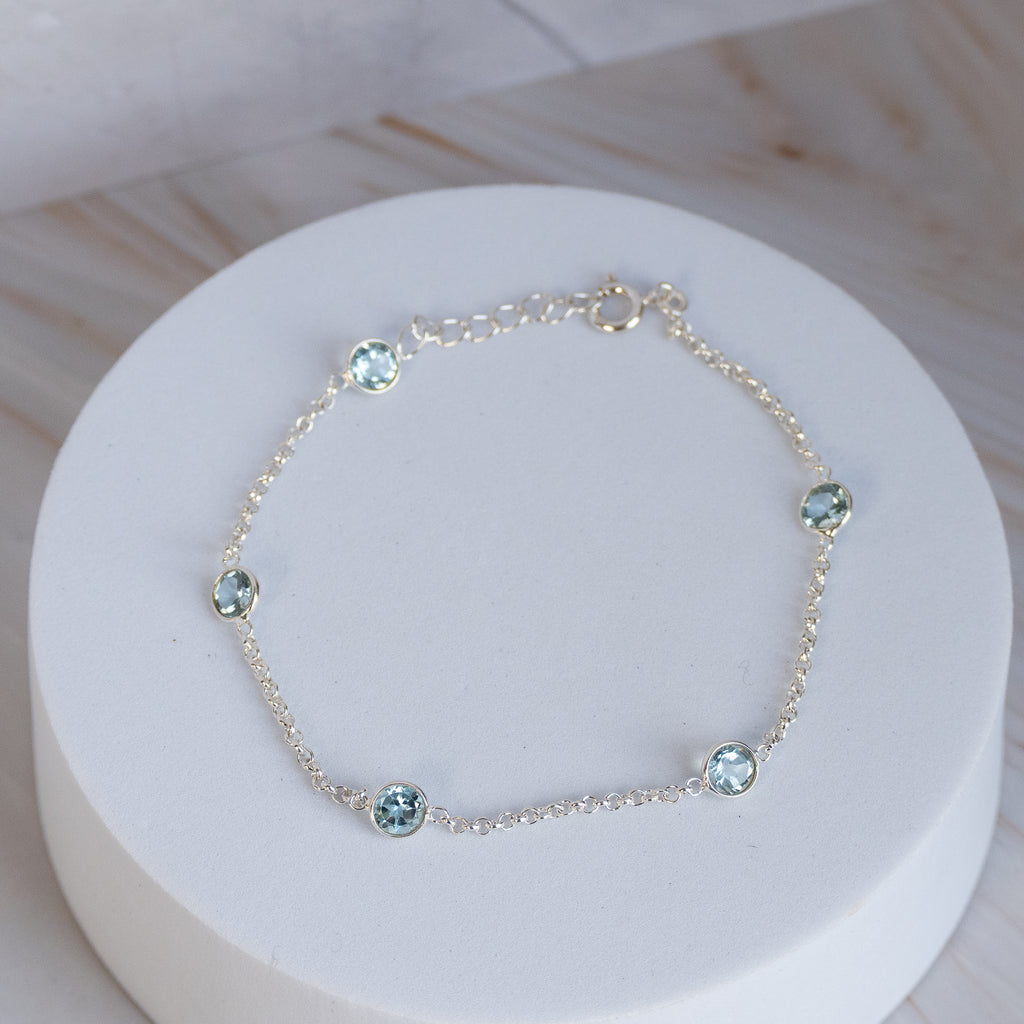 Blue Topaz Bracelet