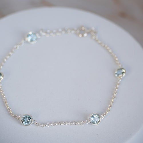 Blue Topaz Bracelet - Terciany 