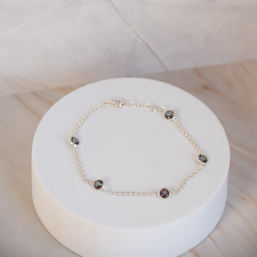 Mystic Topaz Stone Bracelet - Terciany 