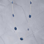 Sapphire Semi Precious stone Necklace