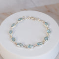 Teardrop Blue Topaz bracelet - Terciany 