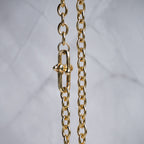 Modern Paperclip clasp Gold Chain - Terciany 