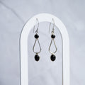 Black Onyx drop earrings - Terciany 