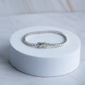 Tennis Bracelet with 3mm Moissanite stones (with GRA Certificate) - Terciany 