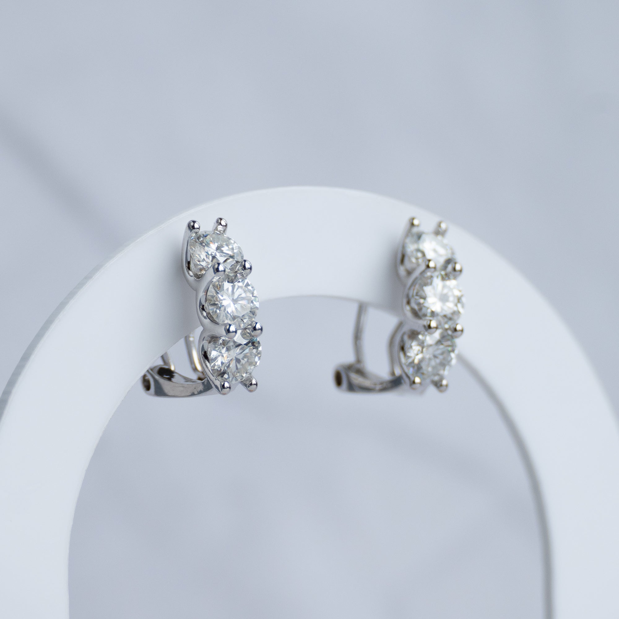 5mm Moissanite Tree Statement earrings