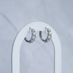 Five Moissanite huggy earrings - Terciany 