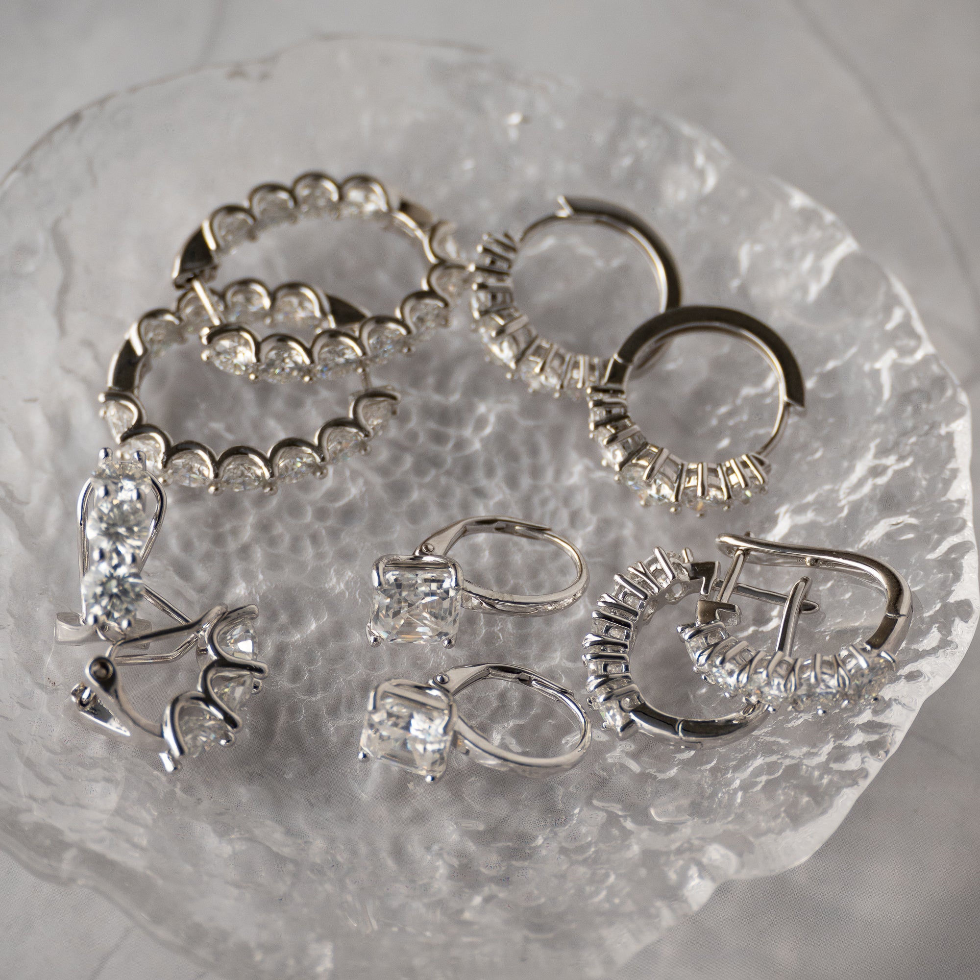 5mm Moissanite Tree Statement earrings