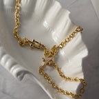 Modern Paperclip clasp Gold Chain - Terciany 