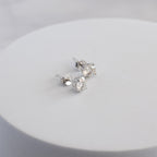 Sterling Silver Classic 4-Prong Moissanite Stud Earrings – 0.6ct, 1ct or 1.6ct
